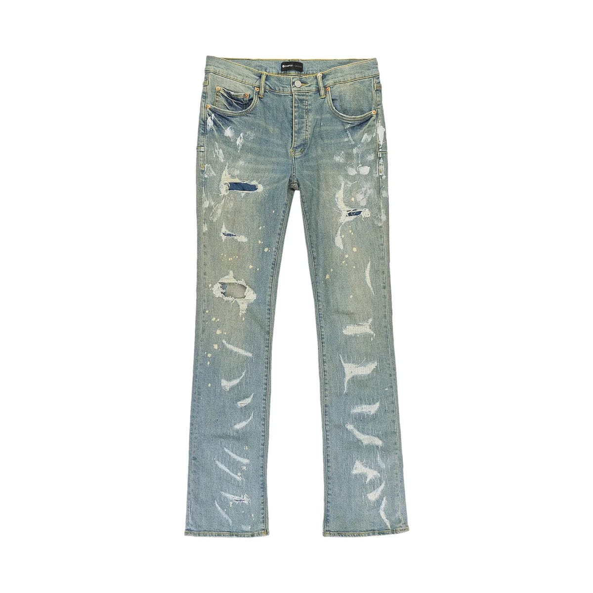 Purple Brand Destroy Coated Skinny Jeans 'Indigo'