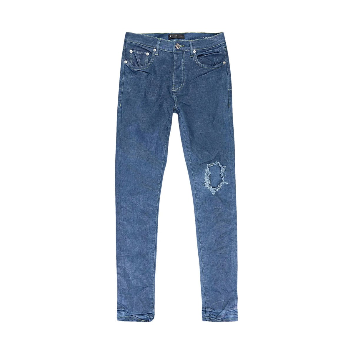 Purple Brand Deep Contrast Stitch Skinny Jeans 'Blue'