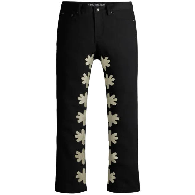 Lost SHDWS Black/Bone Denim Jeans