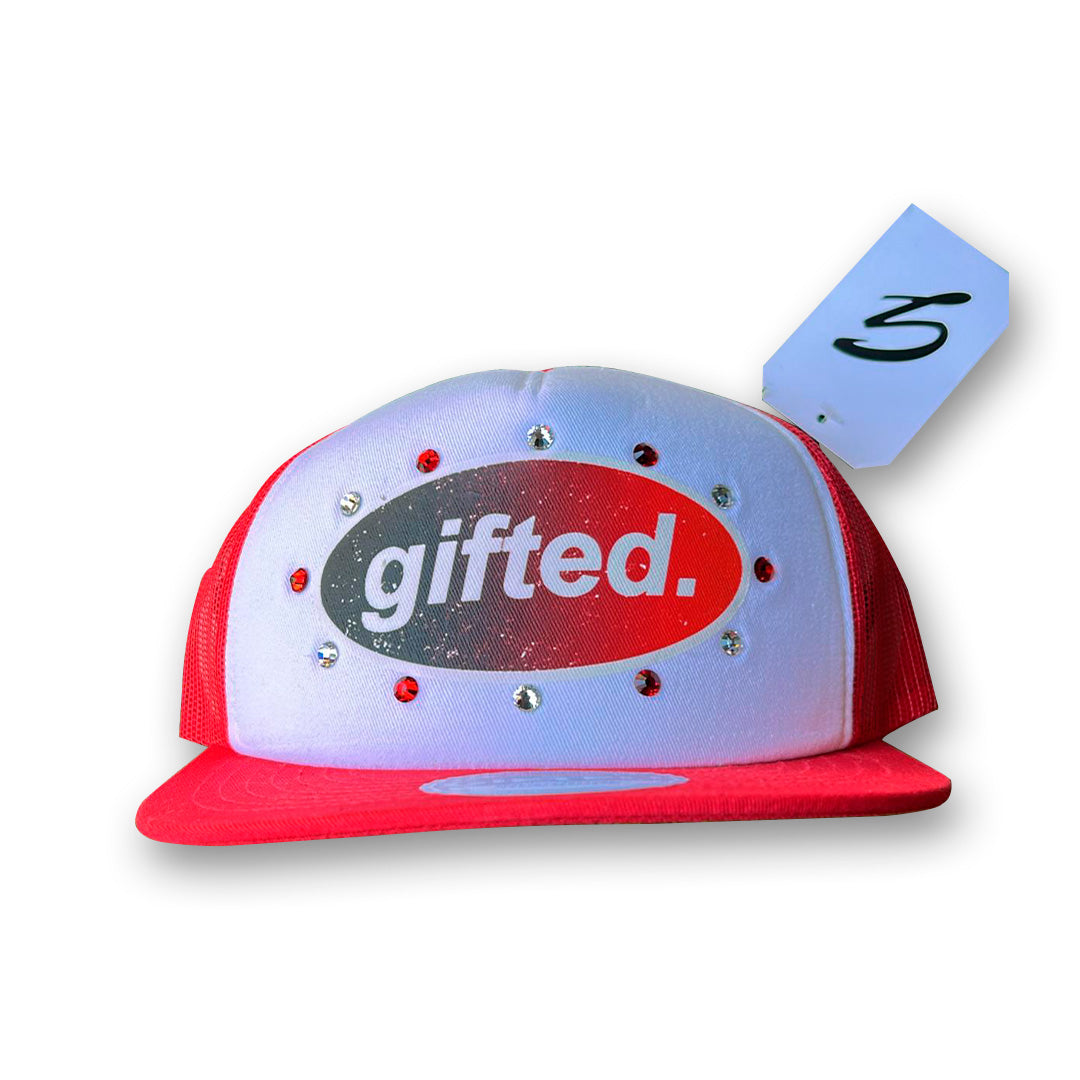 Gorra Gifted – Roja / Blanca (Degradado)