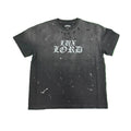 Lux L Tee - Acid Black Distressed